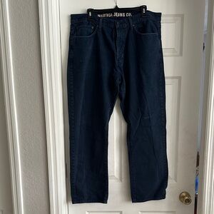 Nautica Men's Relaxed Jeans - Dark Blue